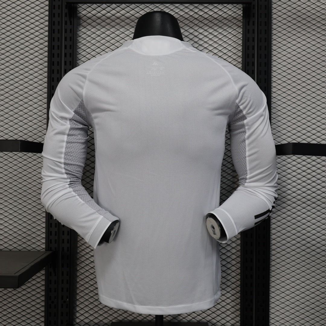 25/26 Real Madrid Home Player Version Long Sleeve Jersey