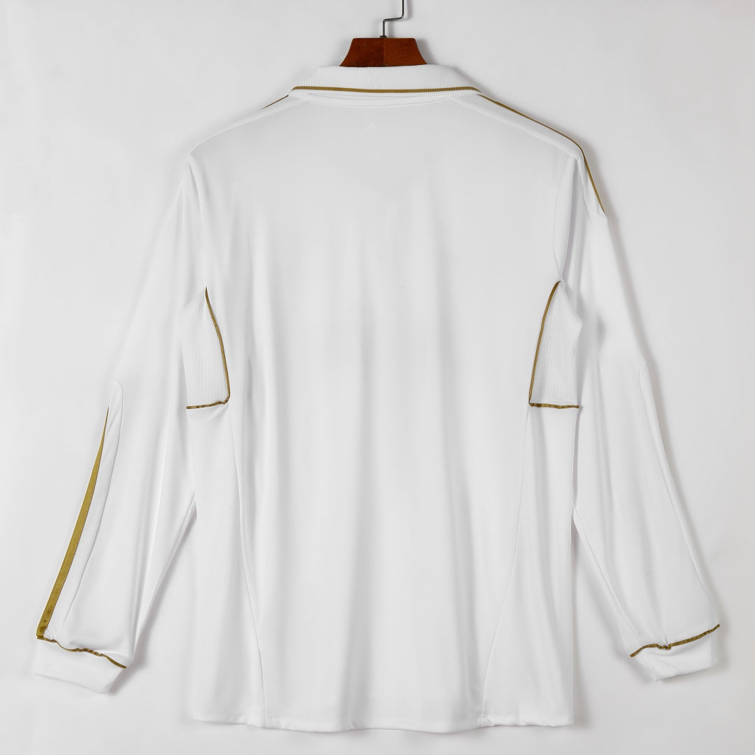 2011-2012 Retro Real Madrid Home Long Sleeve Jersey