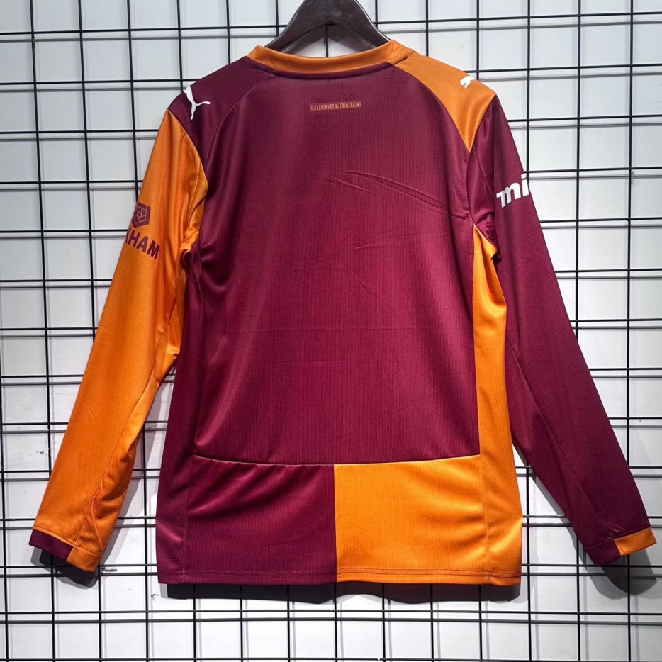 25/26 Galatasaray Home Long Sleeve Jersey