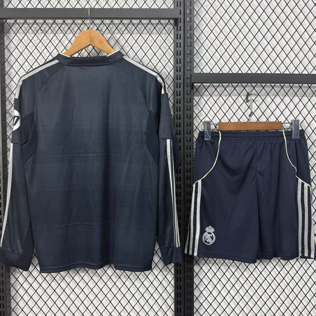 25/26 Real Madrid Away Long Sleeve Adult Full Set