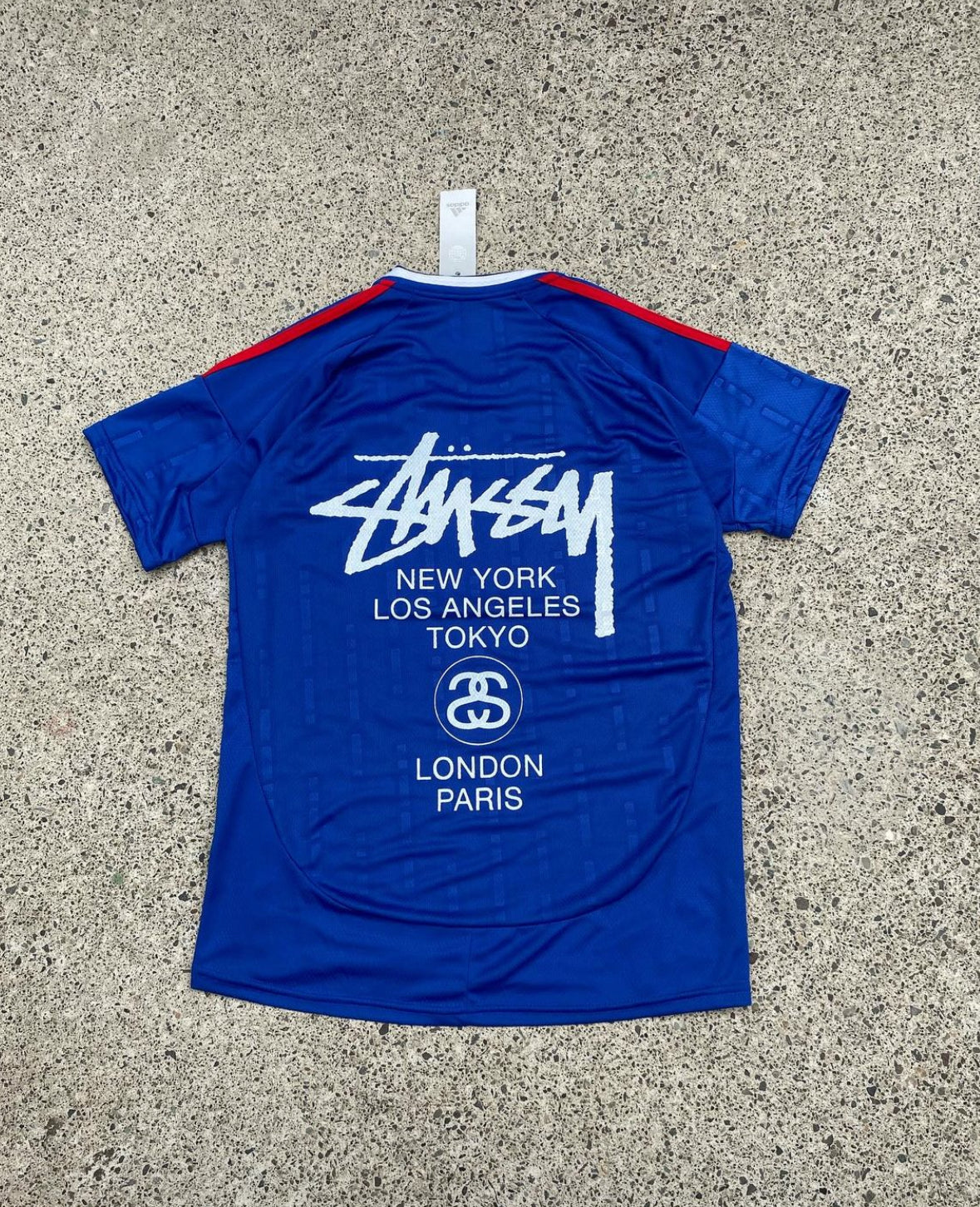 ITALIE X STUSSY - BLEU JERSEY