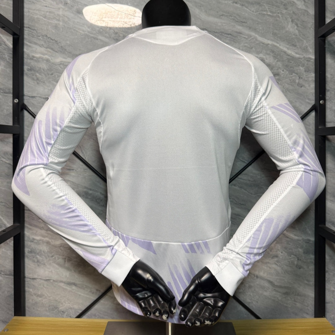 25/26 Manchester United Away Player Version Long Sleeve Jersey