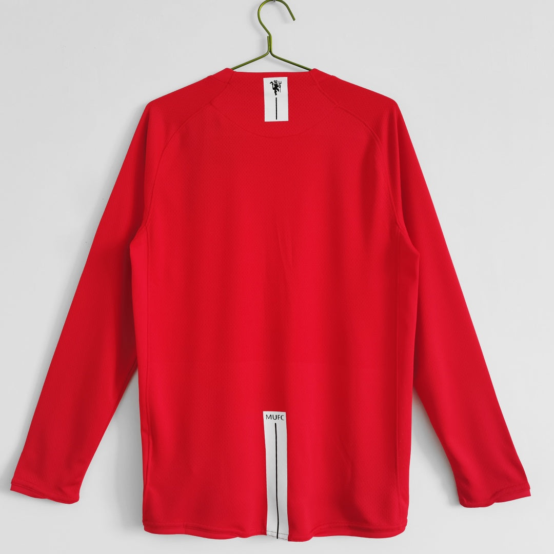 Manchester United Home Retro Long Sleeve 2007 2008 Jersey
