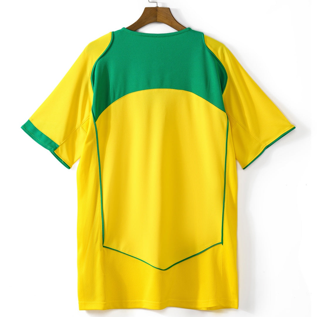 2004 Brazil Home Retro Jersey
