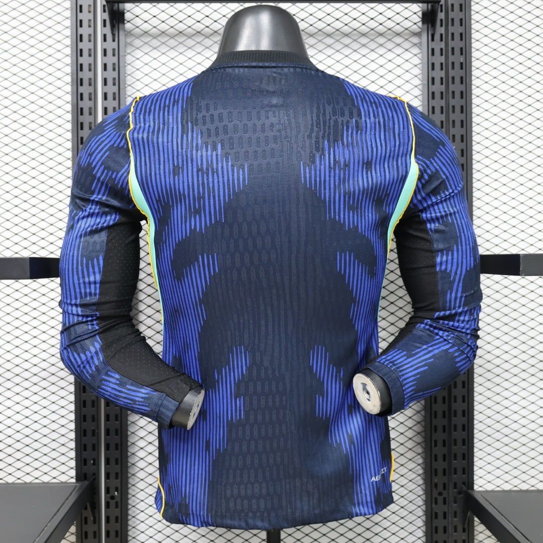 2026 Brazil Away Player Version Long Sleeve Jersey