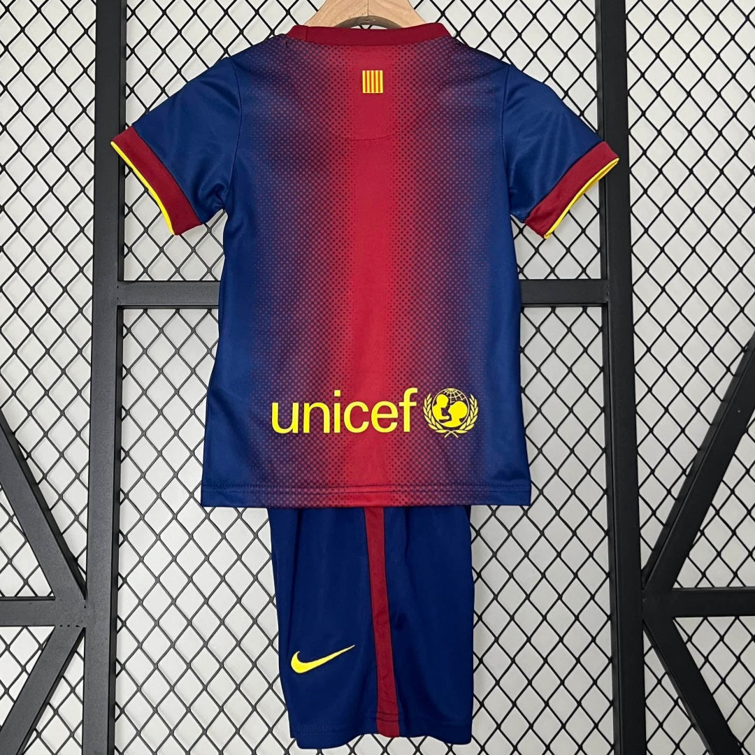 2012-2013 Barcelona Home Retro Kids Set