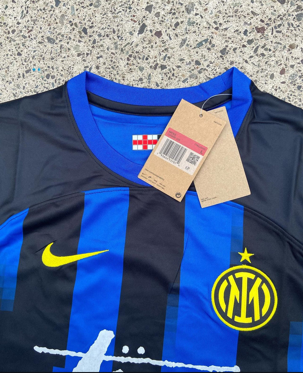 MAILLOT STUSSY X "INTER" - BLEU/NOIR