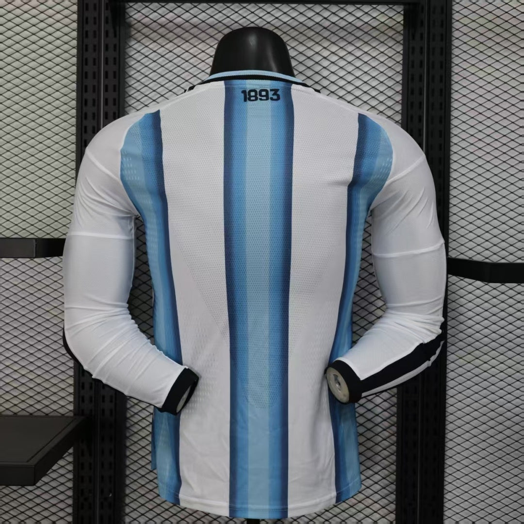 25/26 Argentine Home Player Version Long Sleeve Jersey