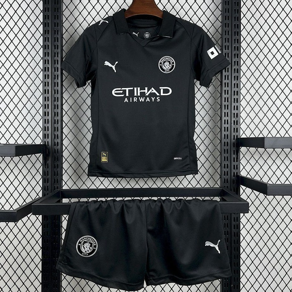 25/26 Manchester City Away Kids Set