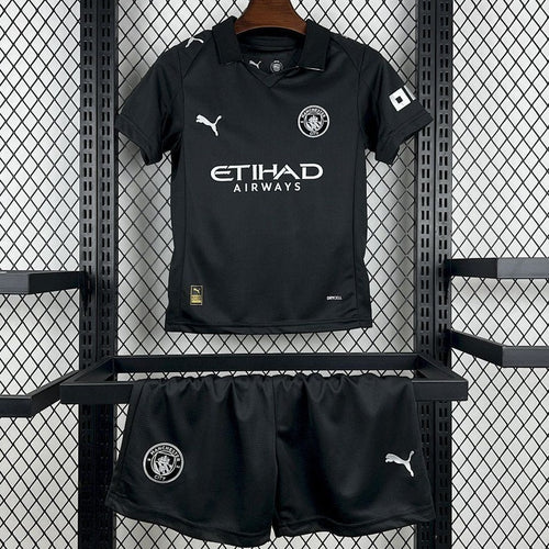 25/26 Manchester City Away Kids Set