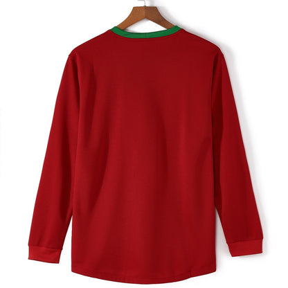 2012 Portugal Home Retro Long Sleeve Jersey