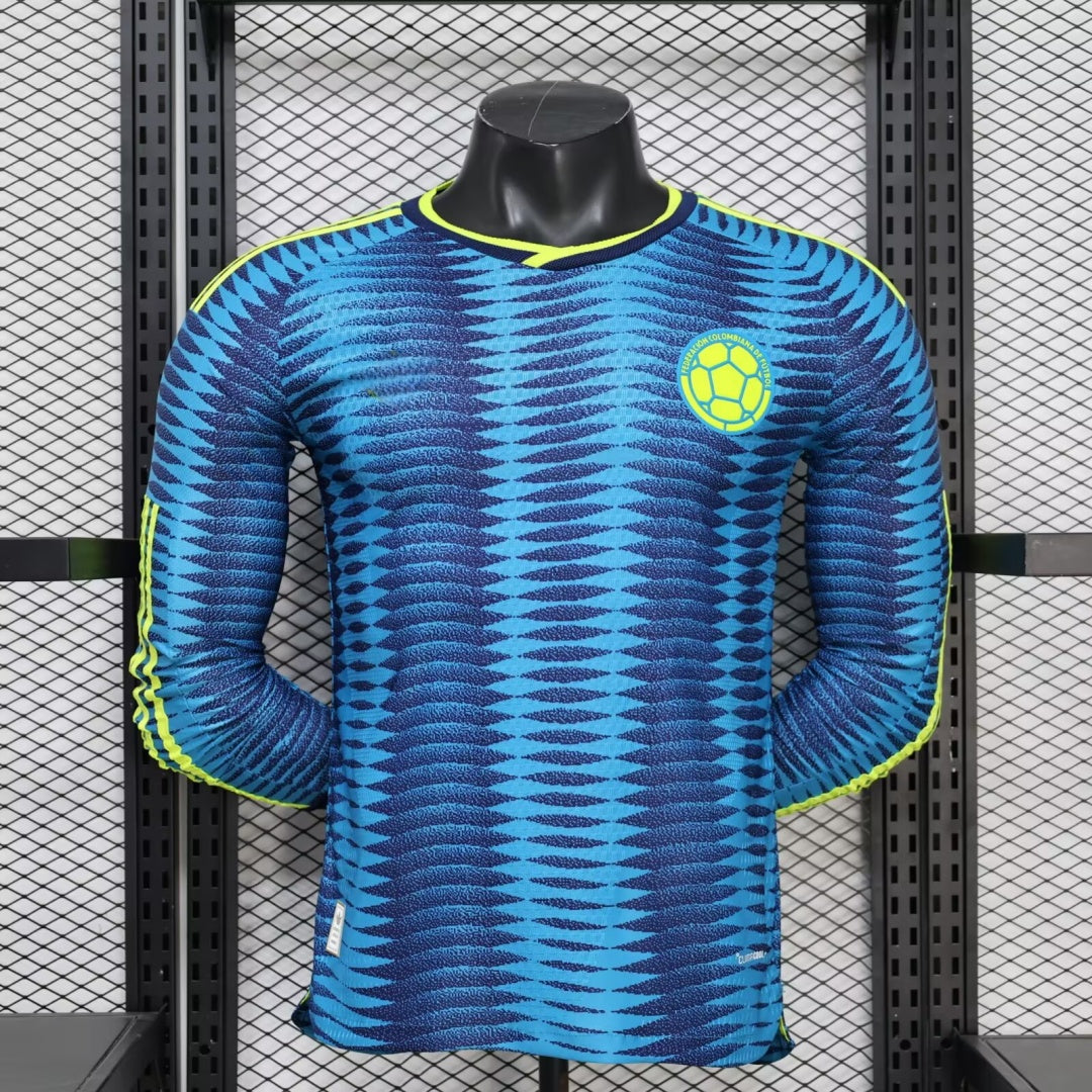 2026 Colombie Away Player Version Long Sleeve Jersey