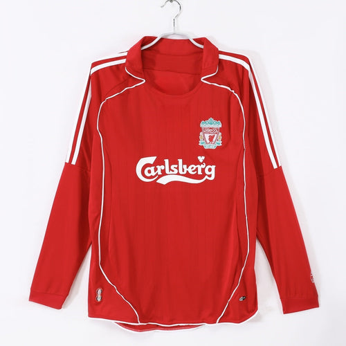 2006-2007 Retro Liverpool Home Long Sleeve Jersey