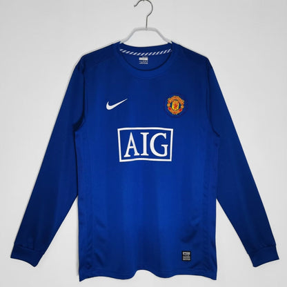 Manchester United Third Retro Long Sleeve 2007 2008 Jersey