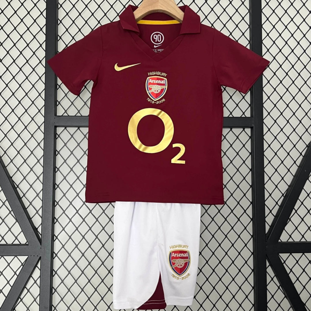 2005-2006 Arsenal Home Retro Kids Set