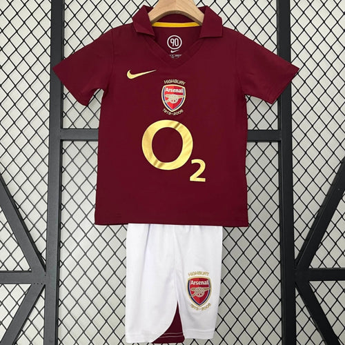 2005-2006 Arsenal Home Retro Kids Set