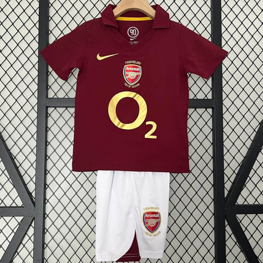 2005-2006 Arsenal Home Retro Kids Set