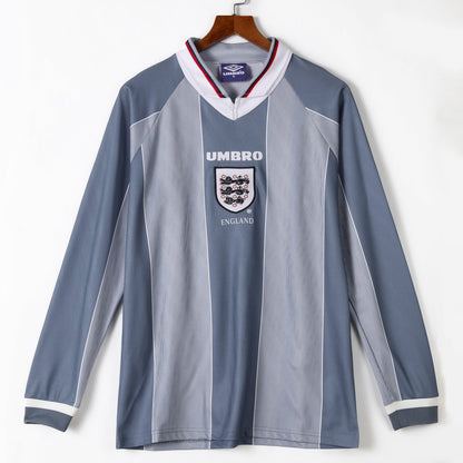 1996 England Away Retro Long Sleeve Jersey