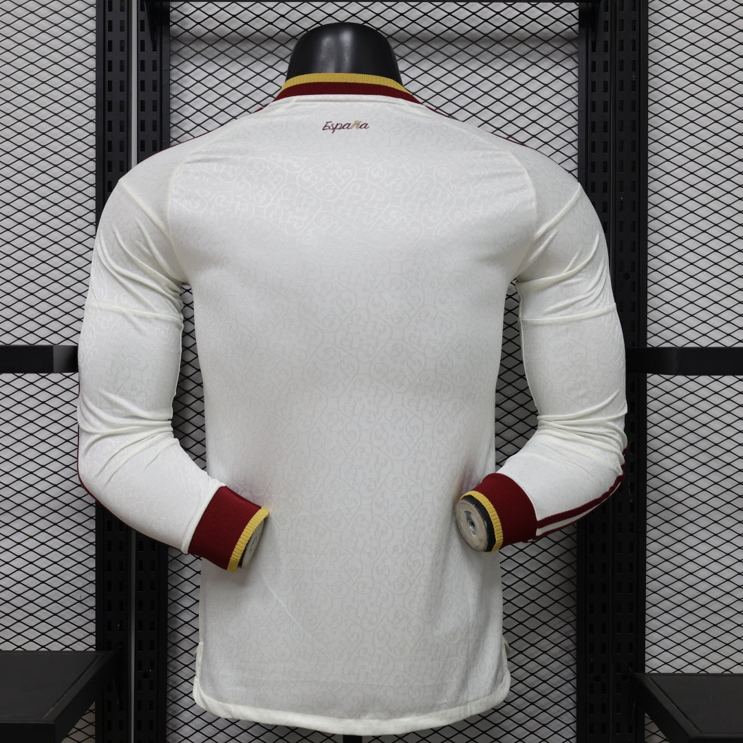 2026 Spain Away Player Version Long Sleeve Jersey