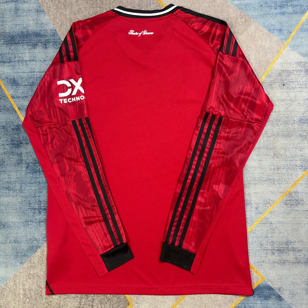 25/26 Manchester United Home Long Sleeve Jersey