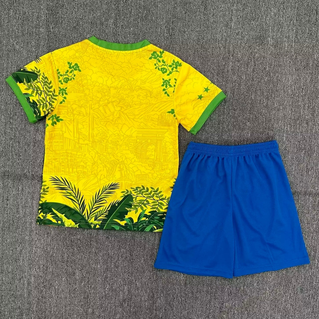 26/27 Brazil Black Special Kids Set