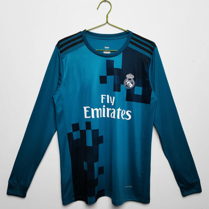 2017-20018 Retro Real Madrid Third Long Sleeve Jersey