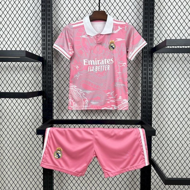 24/25 Real Madrid Pink Kids Set