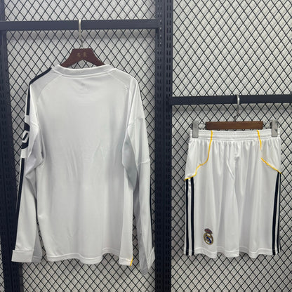 25/26 Real Madridl Home Long Sleeve Adult Full Set