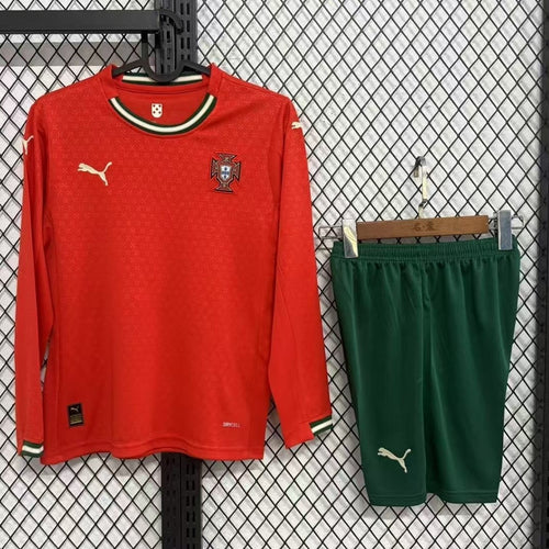 25/26 Portugal Home Long Sleeve Adult Full Set