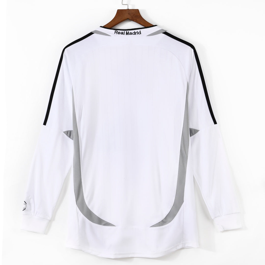 2006-2007 Real Madrid Home Retro Long Sleeve