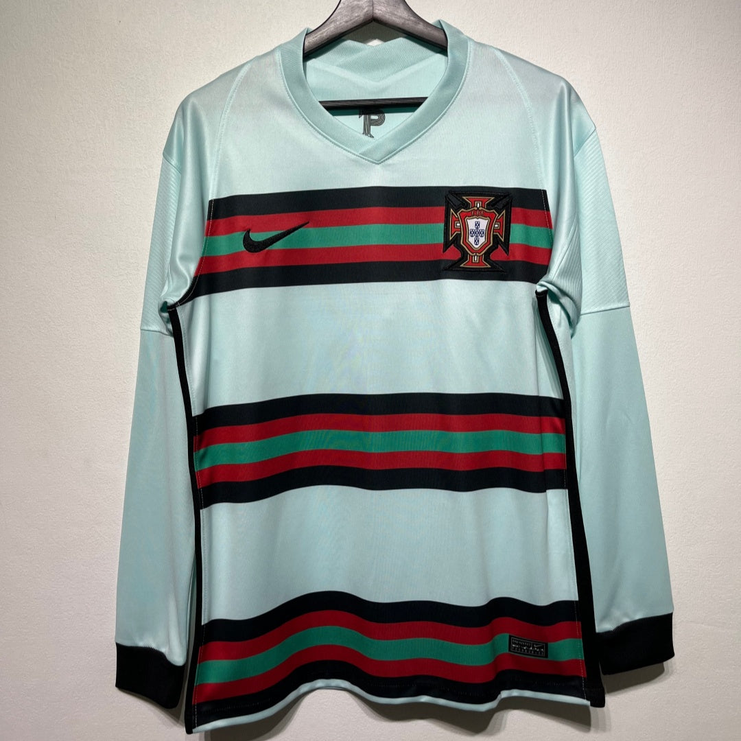 2020 Portugal Away Retro Long Sleeve Jersey