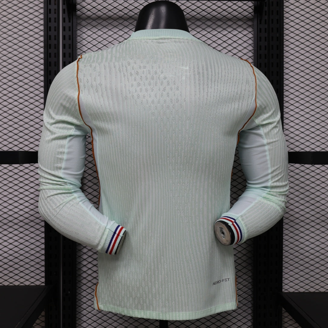 2026 France Away Player Version Long Sleeve Jersey