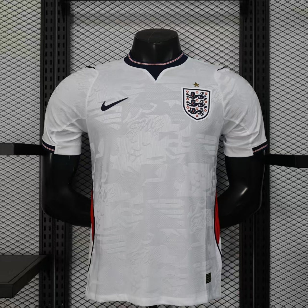 25/26 England Home Player Version Jersey