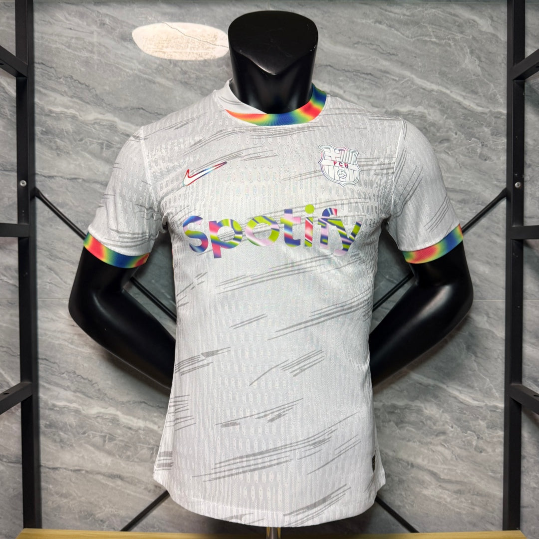 25/26 Barcelona Player Version Special White Jersey