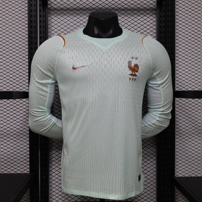 2026 France Away Player Version Long Sleeve Jersey