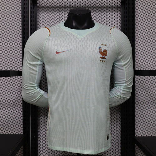 2026 France Away Player Version Long Sleeve Jersey