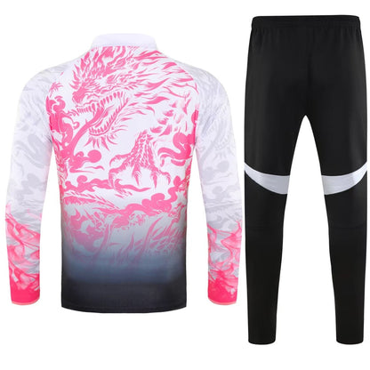 25/26 Real Madrid dragon Pink Tracksuit