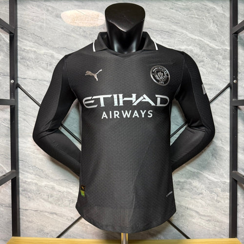 25/26 Manchester City Away Player Version Long Sleeve Jersey