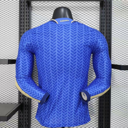 25/26 Italy Home Player Version Long Sleeve Jersey