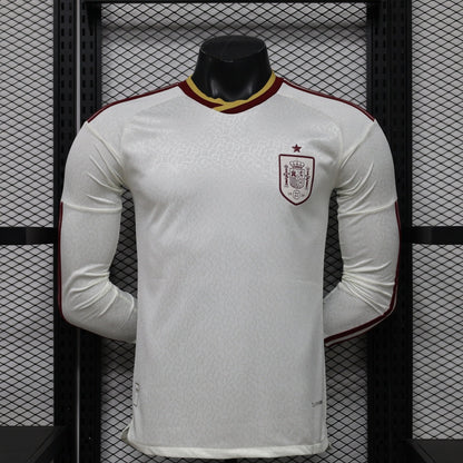 2026 Spain Away Player Version Long Sleeve Jersey