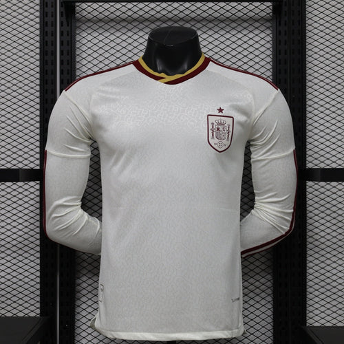 2026 Spain Away Player Version Long Sleeve Jersey