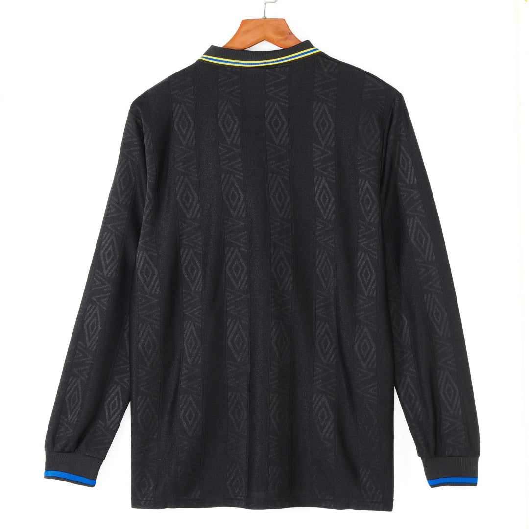 1993-1994 Manchester United Away Retro Long Sleeve Jersey
