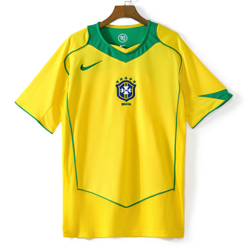2004 Brazil Home Retro Jersey