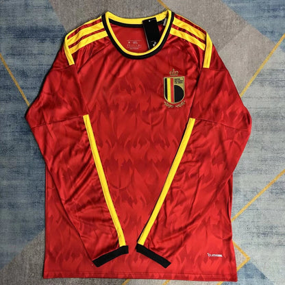 25/26 Belgium Home Long Sleeve Jersey