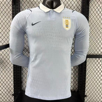 25/26 Uruguay Home Player Version Long Sleeve Jersey