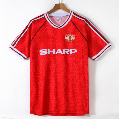1991-1992 Manchester Home Retro Jersey