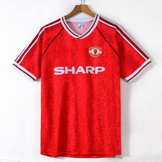 1991-1992 Manchester Home Retro Jersey