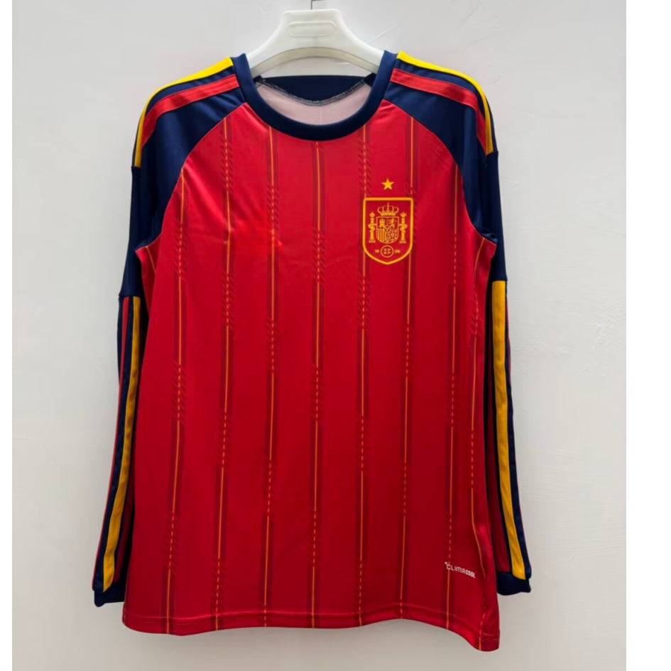 25/26 Spain Home Long Sleeve Jersey