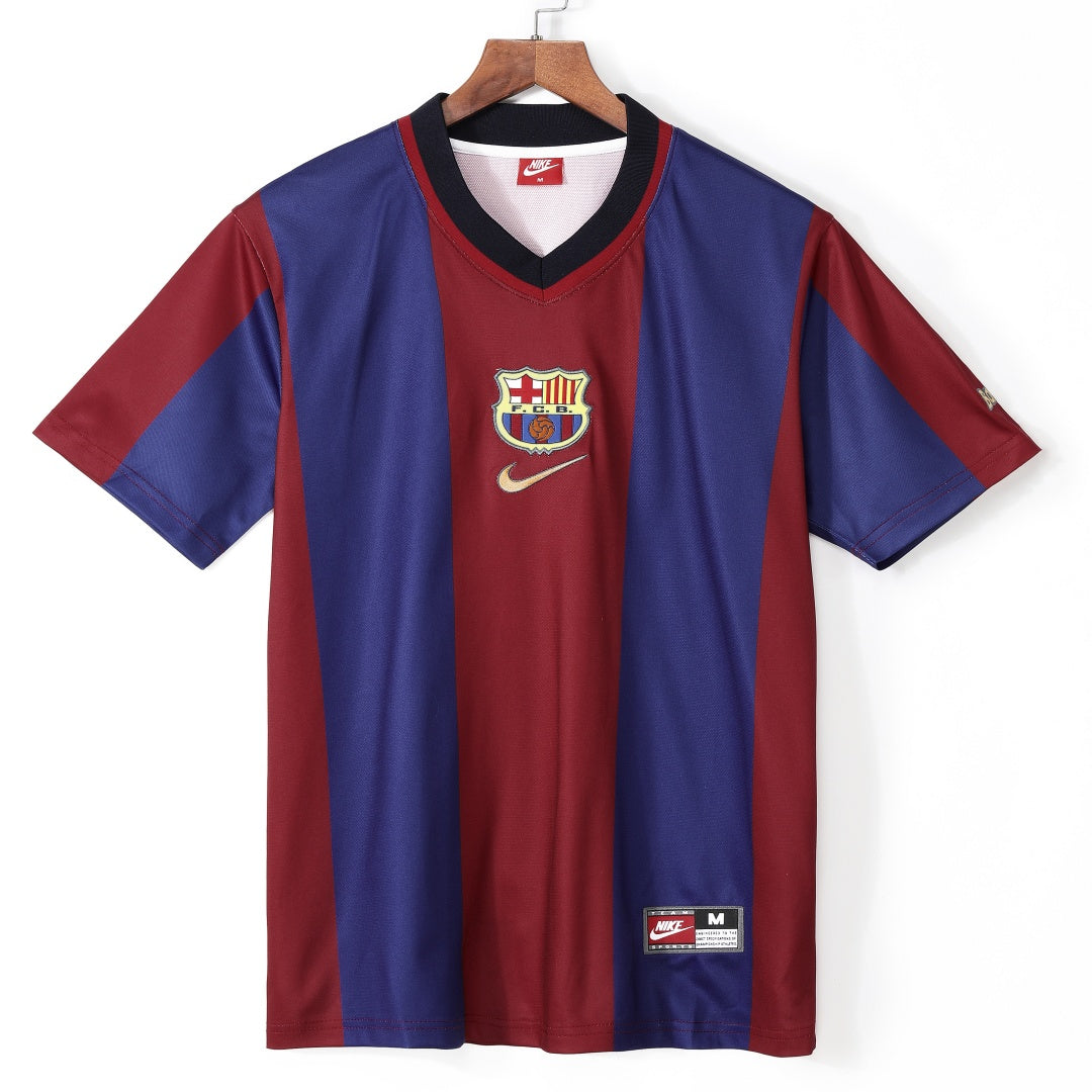 1998-1998 Barcelona Home Retro Jersey