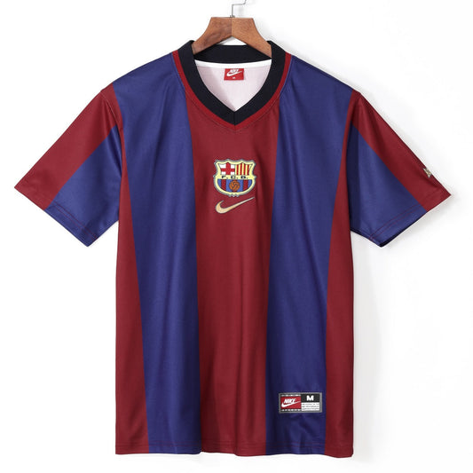1998-1998 Barcelona Home Retro Jersey